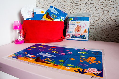 4 Underwater+Disposable+Placemats+Children+Restaurants