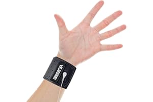 VEJESIME Grounding Strap, Grounding Wristband Protection for Men and Women, Grounding therapy wrist support brace, Grounding Conductive Carbon Leatherette for Better Sleep, Relieve Pain and Inflammation