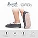Pembrook Ladies Cable Knit Slippers – Gray - Medium (7-8) – Ballet Style with Non-Skid Sole - Faux Shearling Lining and Suede Sole - Great Plush Slip On House Slippers for adults, women, girls