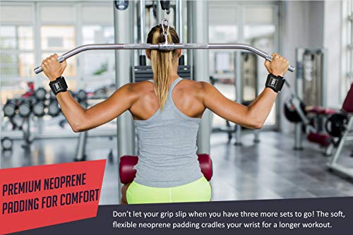 image for RIMSports Weight Lifting Straps with Wrist Support - Best Wrist Straps