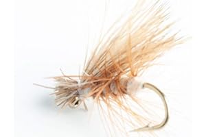BLUE WING OLIVE Elk Hair Caddis Dry Fly - Tan, Olive or Black - 6 Pack