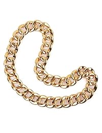 Smiffys Chunky Gold Necklace Costume Accessory