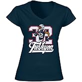 TreVeyon Henderson 32 New England Ladies V-Neck Shirt T-Shirt