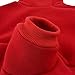 PUPTECK Fall Winter Dog Hoodie Pet Sweatshirt Soft Warm Clothes Fleece Lined with Hat for Small Medium Large Dogs, Christmas Pattern, Red S