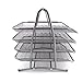 HAODE FASHION 4 Tiers Steel Mesh Document Tray