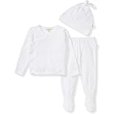 Burt's Bees Baby baby-girls Unisex Baby Take Me Home Set, 3-piece Top, Pant, and Hat Bundle