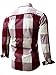 Neleus Men's Long Sleeve Button Down Plaid Shirts,112,Red,M,Tag L