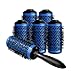 Click n Curl Blowout Brush Set of (5) Barrels + Universal Handle | Round Brush Set for Blowouts | Hairstyling Beauty Tools | (Large)