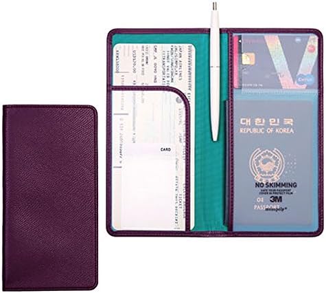 RFID Blocking Passport Cover No Skimminig Wallet Case