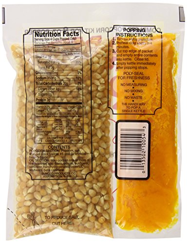 Great Western Handi Pak Popcorn Portion Pack, 8 Ounce (Pack of 24)