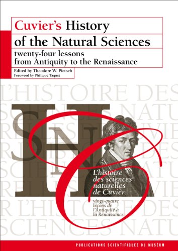 Cuvier's history of the natural sciences