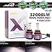 New Arrival Car Headlight Bulb 9004 HB1 LED 4-Side High-Low Dual Beam Super Bright - 32000/16000 Lumens 6000K Pure Cool White Plug n Play Fog/Head Light Replacement