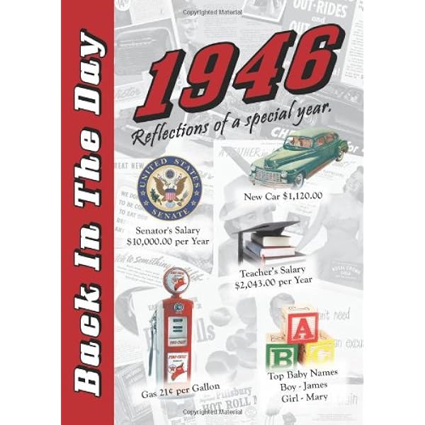 1947 Back In The Day - 24-page Greeting Card / Booklet with