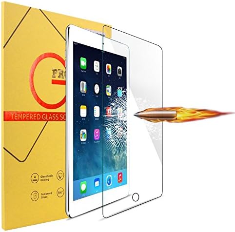 iPad Mini 4 Glass Screen Protector, Hinpia [HD-Clear][Anti-Scratch][Anti-Glare][Anti-Fingerprint] Tempered Glass Ballistic 2.5D Rounded Edge/ 9H Hardness Shatterproof for Apple iPad Mini 4 [7.9 Inch]