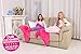 Cuddly Blankets Mermaid Tail Blanket - Super Soft and Warm Polar Fleece Fabric Blanket Perfect for Kids and Teens (Ages 3-12) (Dark Purple and Hot Pink)
