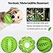 Idepet Dog Toy, Nontoxic Bite Resistant Toy for Pet Dogs Puppy Cat, Dog Pet Food Treat Feeder Chew Tooth Cleaning Exercise Game IQ Training Ball (Green)