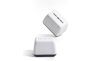 SHIDOW Blade Bank, Blade Storage Box, Safe Razor Metal Disposal Case for Storing Used Wasted Blades(2 Packs, White)