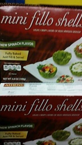 Athens Mini Spinach Fillo Shells 30 Ct (6 Pack)