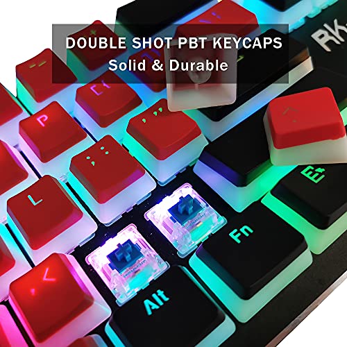 XVX Pudding Keycaps, OEM Profile Custom Keycap Set with Transparent