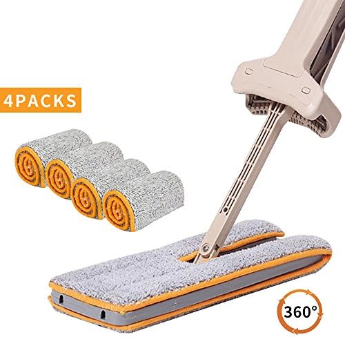 Aktetur Professional Microfiber Mop/Sweeper Cleaner Dry and Wet Mop/Stainless Steel Handle Mop for All Sorts of floor-Wooden Floor-Tiles Mop