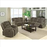 Coaster Charlie Motion 3 Piece Reclining Sofa Set
