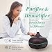 Lissetti Diffuser for Essential Oils Aromatherapy Diffuser Ultrasonic Aroma Diffuser Wood Grain Cool Mist Humidifier for Bedroom Kids Room Living Room Study Yoga Office