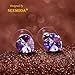 Crystal Heart Stud Earrings for Women Jewelry Gifts for Her