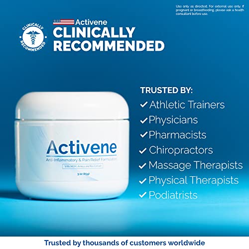 Activene Pain Relief Cream Anti Inflammatory formulation with