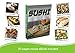Sushi Bazooka Making Kit - Food Quality All in 1 Sushi Maker with Bamboo Mat Roller and Slicer - Full Instructions and Recipe e-Book Included - Black