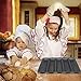 FETESUR Silicone Perforated Baking Forms Sandwich Mold French Baguette Bread Pan Food Mat 5 Loaf Non-Stick Baking Liners