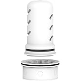 GLACIER FRESH Water Pitcher Filter Replacement for LS Home Dispenser and Pitcher Systems, Reduces Chlorine Taste and Odor, 1 Membrane Micro Filter and 1 Activated Carbon + Ion Exchange Filter