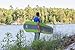 X-Lounger Ultralight Sleeping Pad Buckle Design Built-in Pillow Inflatable Camping Pad Mat Long-Lasting Waterproof Suitable for Camp Sleeping Bag Hammock Tent Perfect for Camping Picnic Hiking