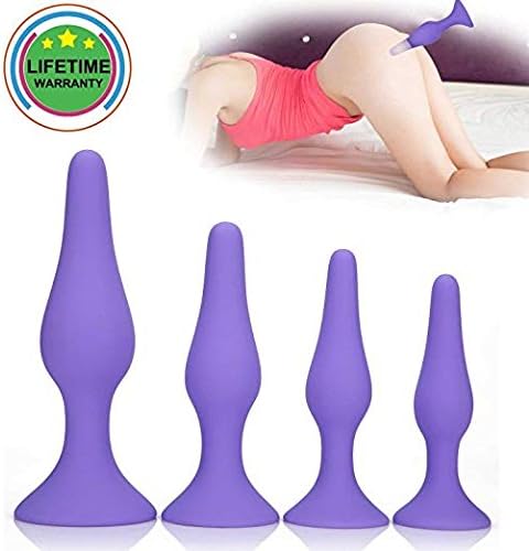 Anals Butt Plug Kit 4 Pcs 4 Size Waterproof 100