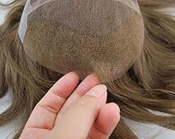 Light Brown Toupee For Men 6 Hair System Short Hair Wig In Stock