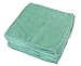 Eurow Microfiber 14 x 14in 300 GSM Cleaning Towels 25-Pack (Green)