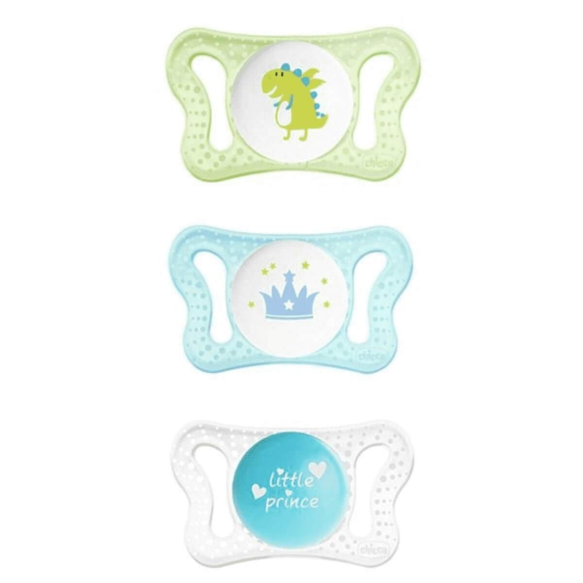 Chicco Physio Micro Silicone Dummy 0-2 Months Blue