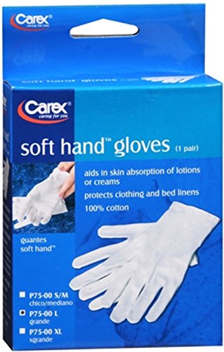 Carex Soft Hand Gloves Large P75-00 1 Pair (Pack of 5)