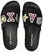 A|X Armani Exchange Women's Rubber Pool Slide Sandal, Black, 36 M EU (5.5 US)