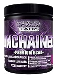 Best BCAA Supplement, UNCHAINED - Premium Branch Chained Amino Acids for Serious Athletes & Trainers. Delicious Pre Post & Intra Workout Drink Assist in Fat Loss Lean Mass & Recovery. (Fruit Punch)