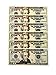 GoodOffer 20 Dollars Play Money - Realistic Prop Money 100 pcs. - Total of $2,000 Copy Money with Two Sides for Pranks, Games, Monopoly - Educational Play Money for Kids - Prop Twenty Dollar Bills 