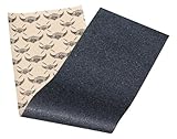 Jessup Skateboard Griptape Sheet: The choice of pro skaters worldwide. Bubble free & easy to apply. (9-Inch x 33-Inch, Black)