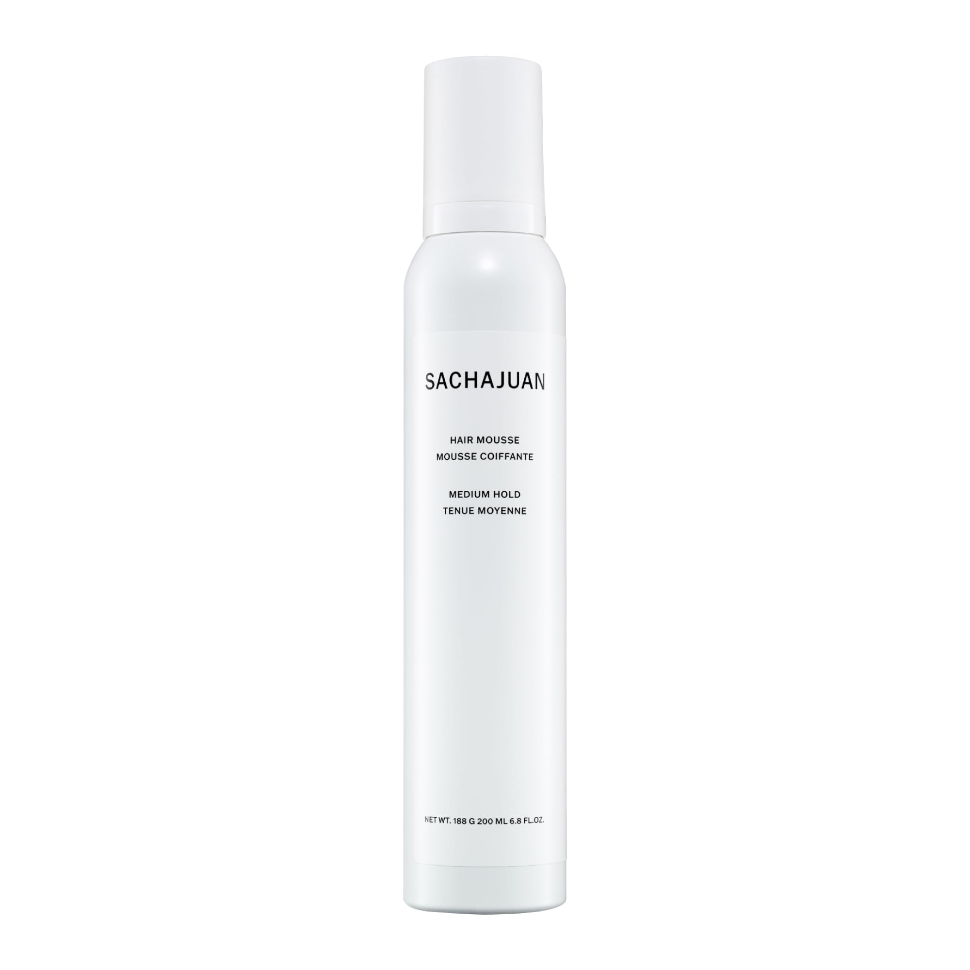 SACHAJUAN Hair Mousse 200 ml, Styling Aid For Volume, Body & Shine. Ideal For Fine, Flat & Difficult To Style Hair. Leaves Hair Weightless, Non Sticky & Shiny. Enriched With Ocean Silk Technology.