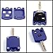 STAUBER Key Shell Replacement for Lexus/NO Locksmith Required Using Your Old Key and chip! - Blue
