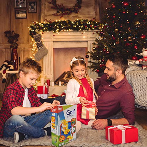 LET'S GO! Outdoor Toys for 3-6 Year Old Boys, Kids Golf Clubs Set 3-8 Golf Toys for Toddlers Boys Kids Christmas Xmas Gifts for 3-8 Year Old Boys Stocking Stuffers Fillers for Boys Blue DMGF1