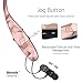 Wireless Headphones, Bluenin Bluetooth Earbuds Sports Neckband Freedom Headsets Sweatproof Noise Cancel Earphones with Mic for apple iphone 7 6s Samsung and Android (12 Hours Play Time, 970 Rose Gold)