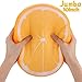 BeYumi Slow Rising Toy, 10 Inch Jumbo Orange Cream Scented Simulation Cute Fruit Squeeze Toys for Collection Gift, Decorative Props Large or Stress Relief