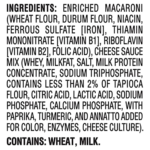 Kraft Original Macaroni & Cheese Dinner 7.25 oz Boxes(Pack of 15