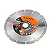 KSEIBI 641370 Premium 7 Inch Dry Wet Cutting Segmented Diamond Saw Blade with 7/8 Inch Arbor for Concrete Stone Brick Masonry