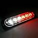 VSLED Universal 6-LED Red/White Light 16-Flashing Mode Car Truck Warning Caution Emergency Construction Strobe LED LightBar
