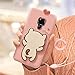 Lofter Cute Cartoon Phone Case Cover with Ring Lanyard for Huawei Mate 20 Pro - Black Huawei mate20pro